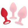 Ouch! Plug diamond Regular – 6.5 x 2.8 cm Rouge